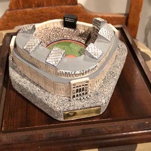 Historical Yankee stadium. Gold series baseball stadium. Limited edition.
